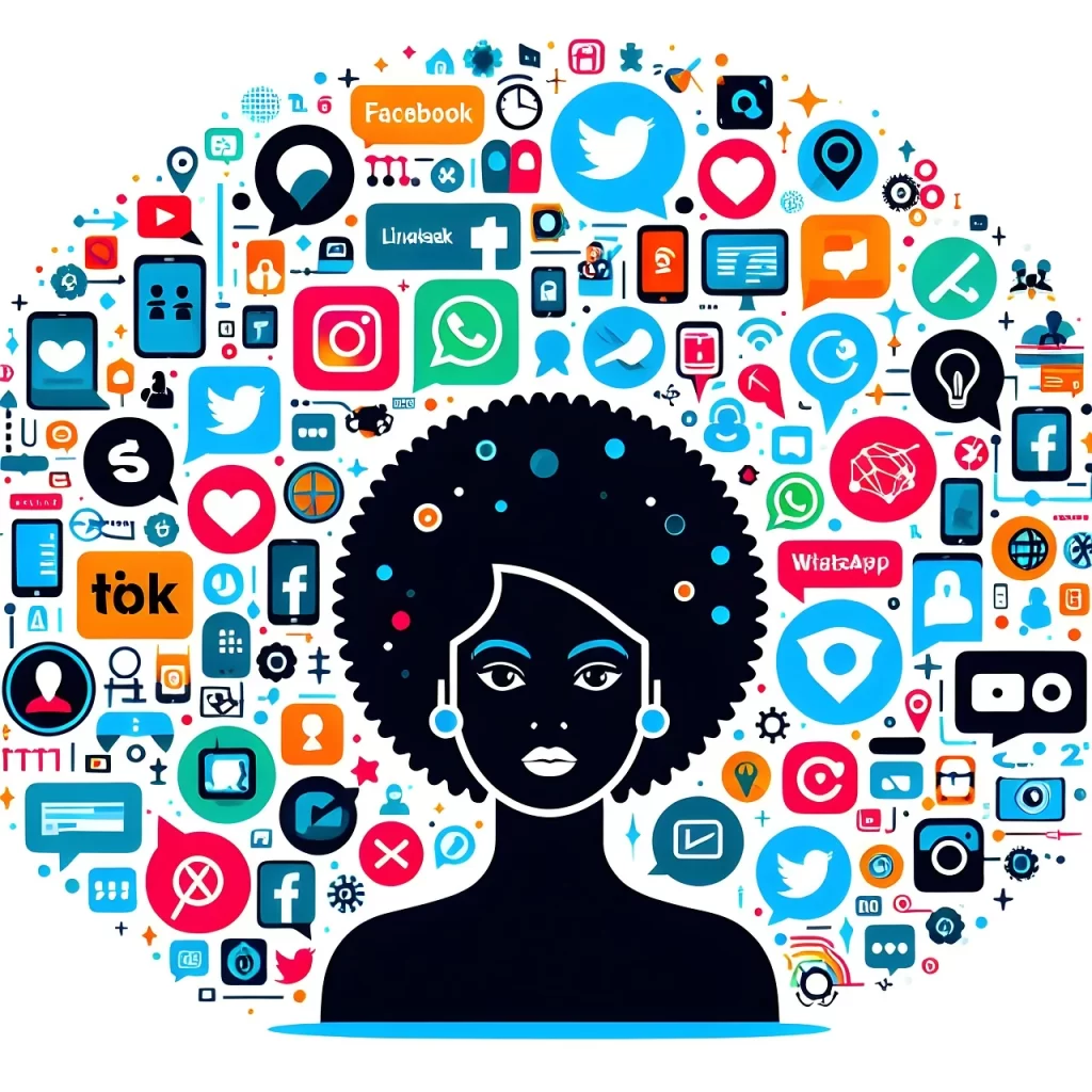 social media post with ai